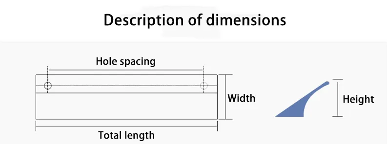 Aluminium Alloy Pulls Furniture Hardware Kitchen Cupboard Wardrobe Drawer Door Handles