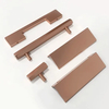 Furniture Hardware Cabinet Bathroom Handle Aluminum Rose Gold Kitchen Pull Handle
