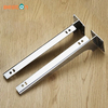 Wall Mount Chrome Glass Shelf Bracket Support Shelve