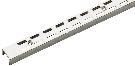 Supermarket AA Column Chrome Metal Display Column