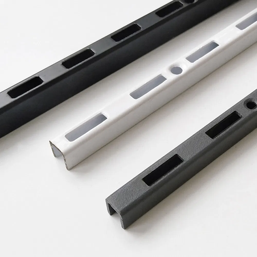 Metal AA Column with Holes Wall Mounting Single Slotted Channel Upright