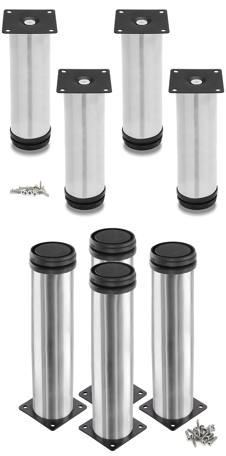 Furniture Hardware Cabinet Chrome Plated Metal Sofa Leg