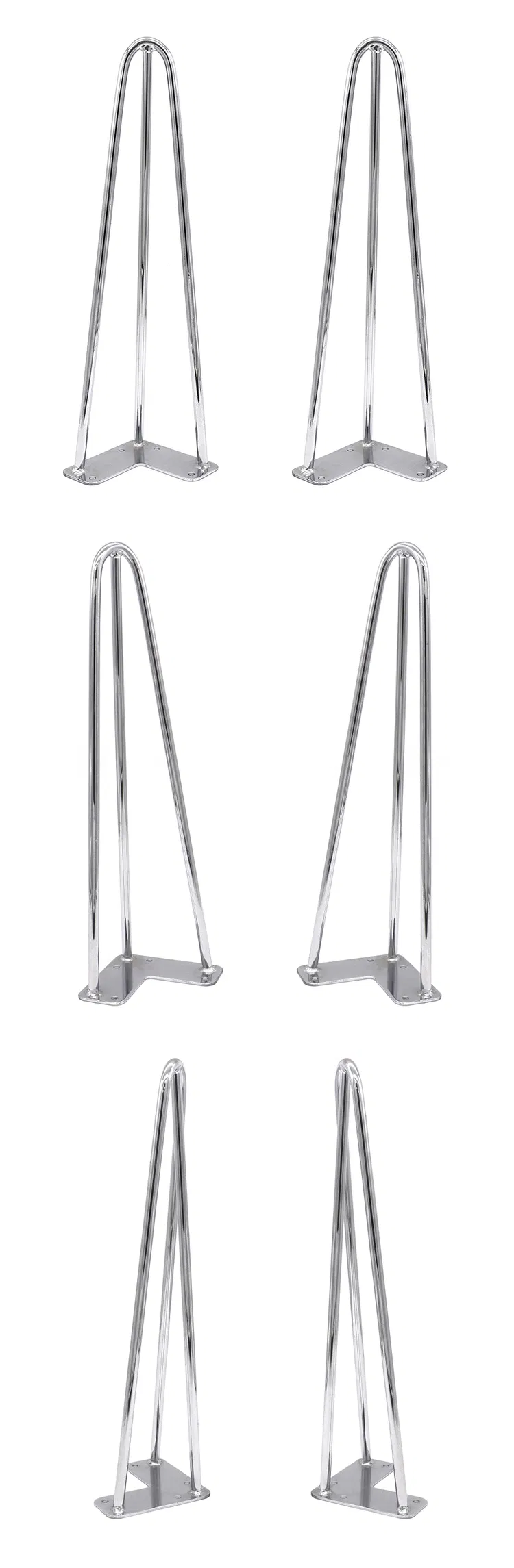 New Design Furniture Hairpin Legs Wholesale Metal Hairpin Legs Assortment