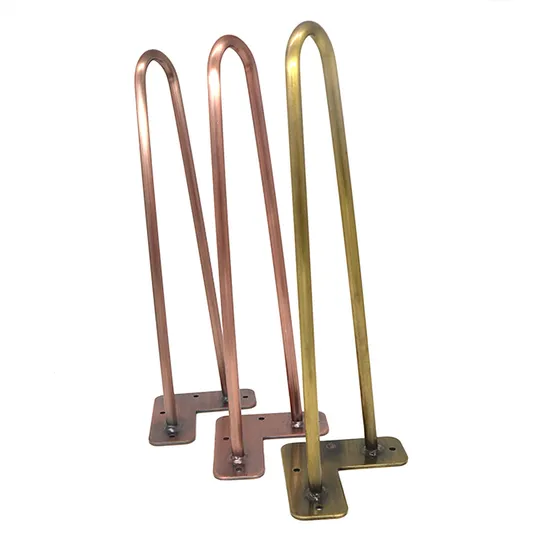 U-Shaped Wire Furniture Hardware Support Metal Table Legs Hairpin Legs
