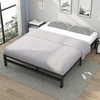 Steel Slat Foundation Hotel Home Metal Platform Base Assembly Queen Size Bed