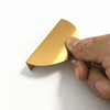 Furniture Kitchen Pull Brushed Gold Color Drawer Cabinet Profile Handle Pull