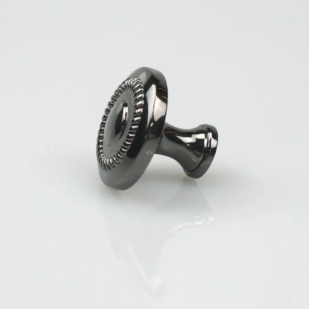 Cabinet Knob Zinc Alloy Black Nickel Dresser Drawer Knobs and Pull
