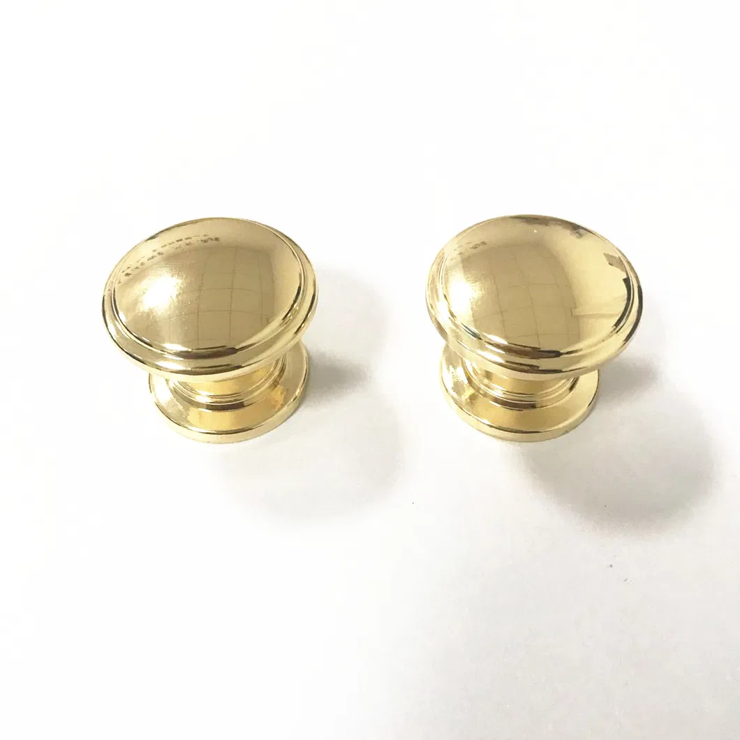 Furniture Hardware Round 30mm Diameter Black Pull Knob