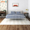 Queens Metal Hotel Beds Base Frame with Headboard and Footboard Platform