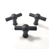 Custom Modern Door Handles Black Dresser Kitchen Cabinet T Bar Pull Knob