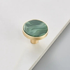 Zinc Alloy Craft Furniture Knobs Brass Antiqui Colorful Shell Cabinet Brass Handles
