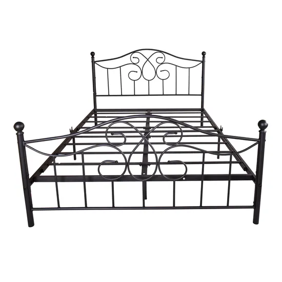Adult Metal Tube Iron Steel King Queen Double Single Metal Beds Frame