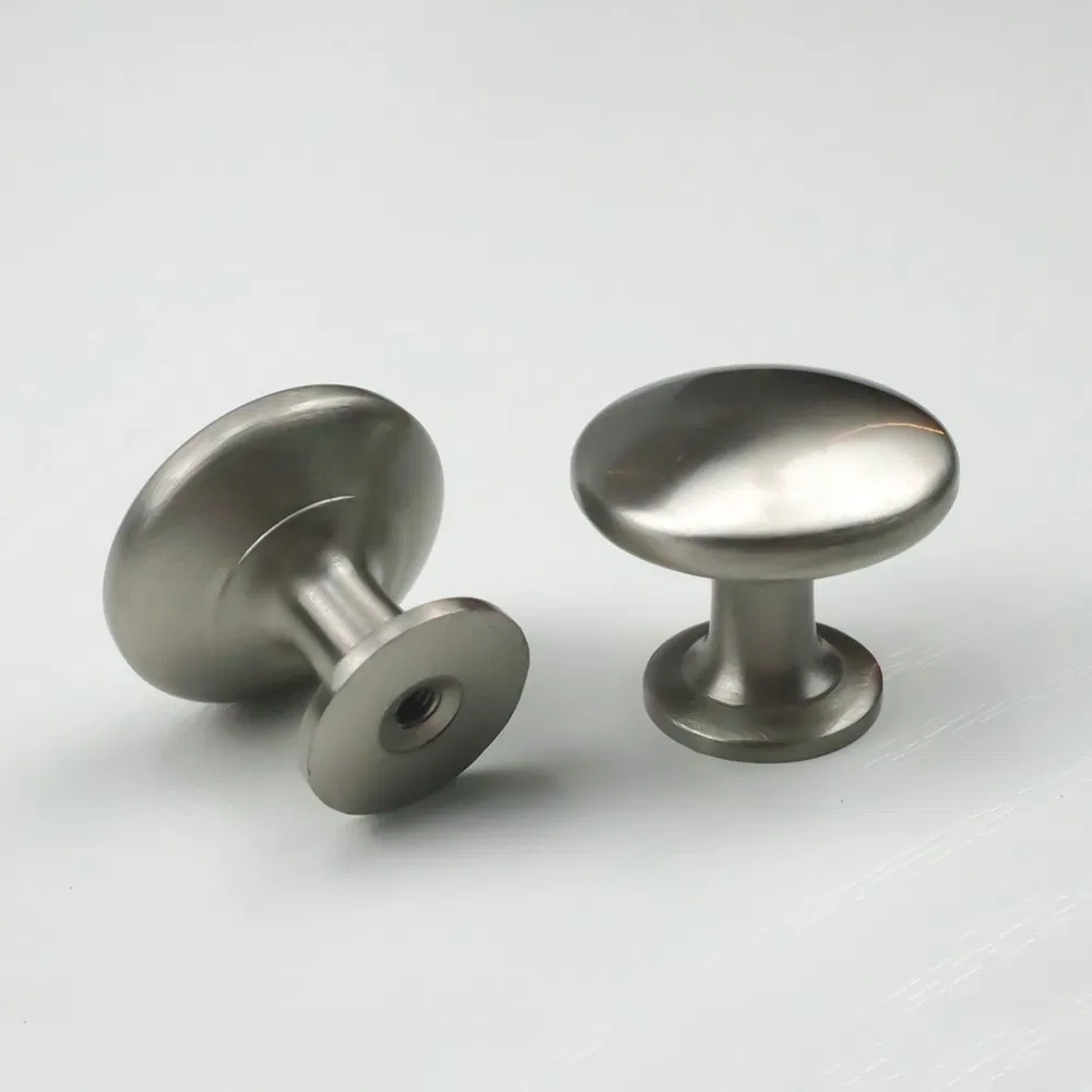 Zinc Alloy Furniture Hardware Kitchen Room Interior Black Round Mushroom Knob
