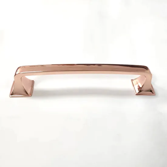 Zinc Alloy Rose Gold Cabinet Handles Kitchen Handles Furniture Drawer Pull Knobs