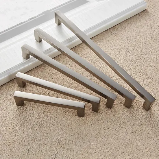 3-15inch Stainless Steel Cabinet Handles Square Furniture Kitchen Handle