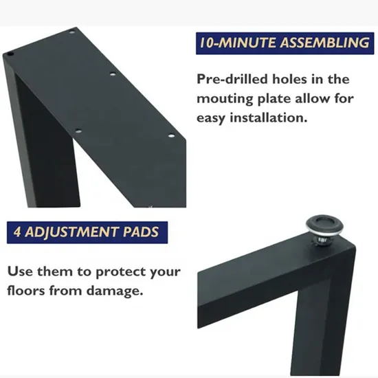 Canada Stainless Steel Outdoor Furniture Coffee Dinning Table Leg