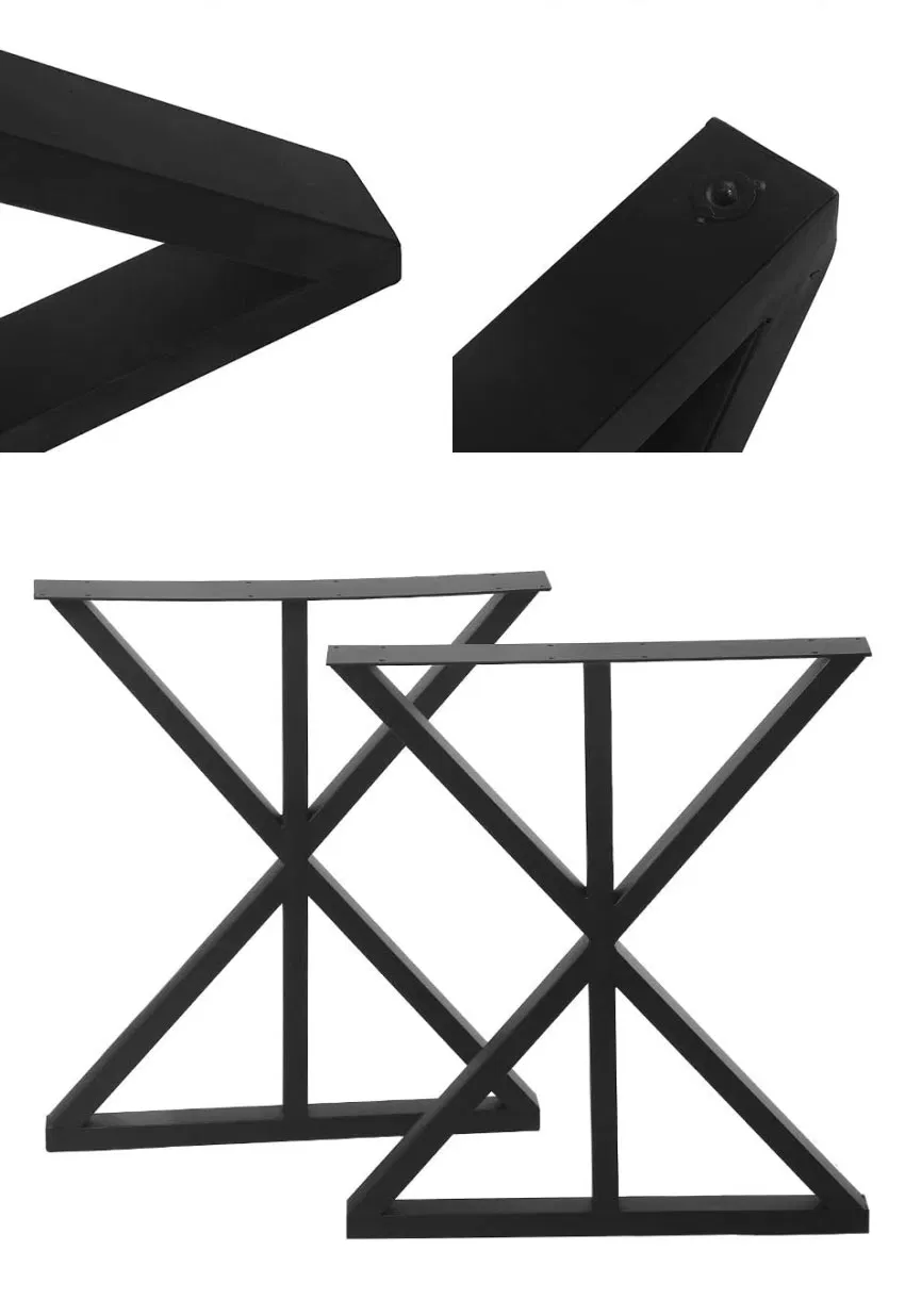 Manufacturer Modern U-Shape Golden Metal Dining Table Legs