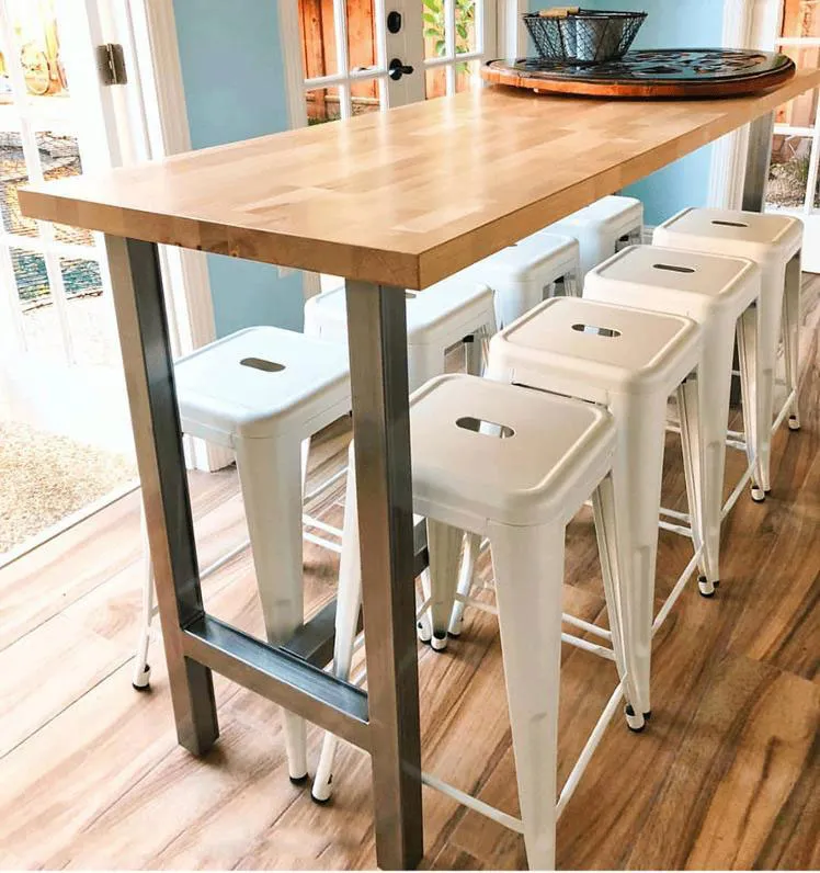 Modern Industrial Dining Restaurant Desk Table Frame