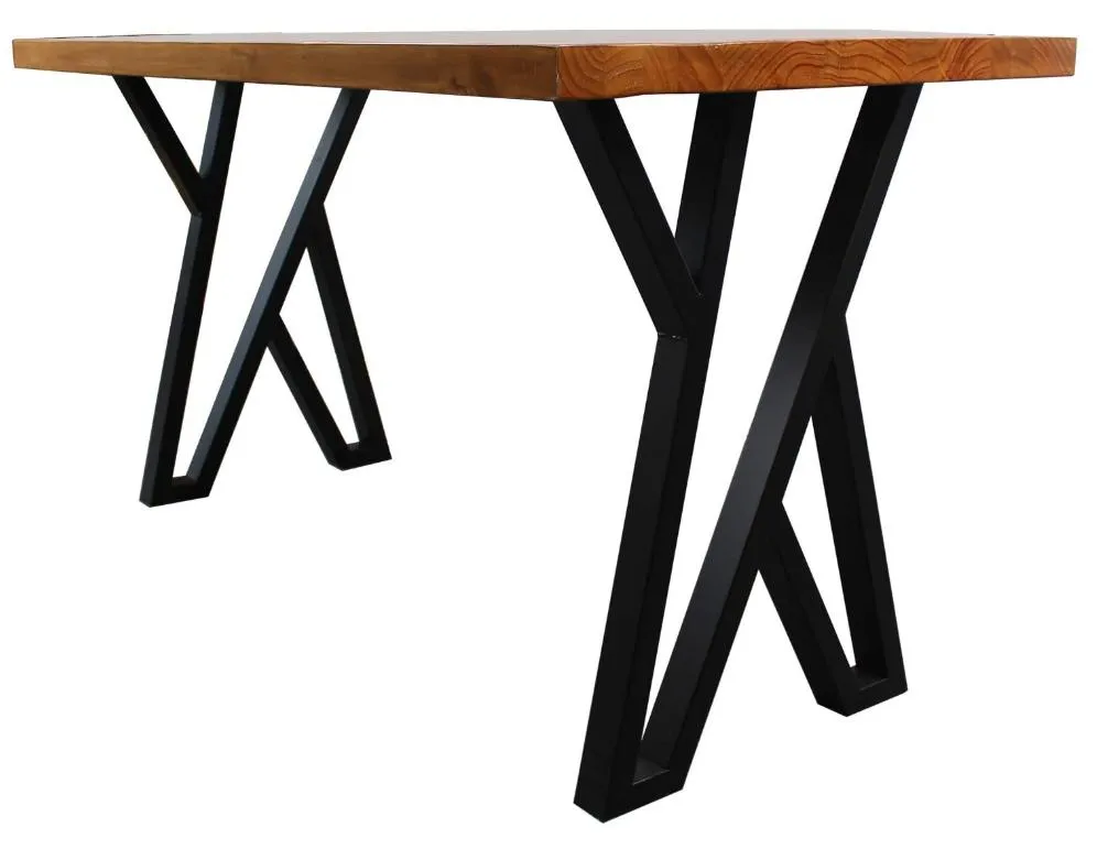 Furniture Legs Rustic Decory Round Tube X Shape Table Legs