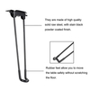 Metal Iron Furniture Desk Coffee Dining Table Mini Hairpin Legs