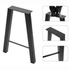 Wholesale Solid Black Powder Coated Durable Modern Industrial Metal Dining Table Legs