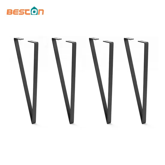 Modern Style Furniture Table Legs Vanity Legs Bent Metal