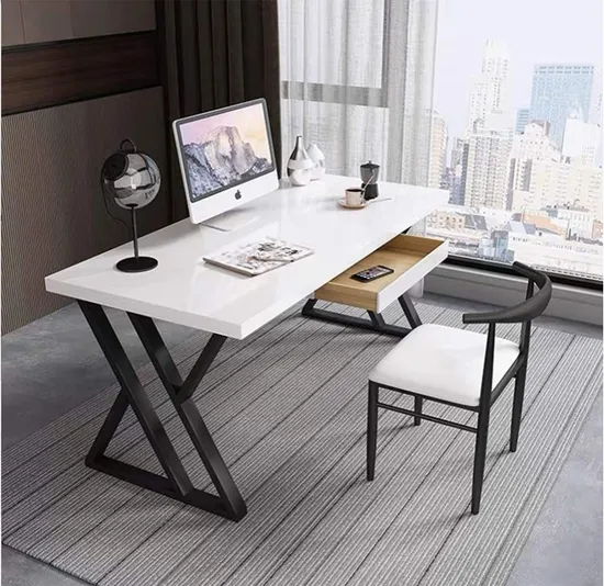 Industrial Style Durable Metal Table Legs Frame X-Shape Base for Furniture Legs