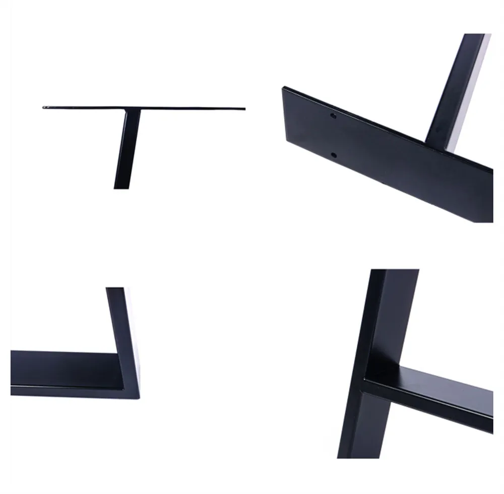 Modern Wrought Detachable Industrial Office Metal Dining Table Legs