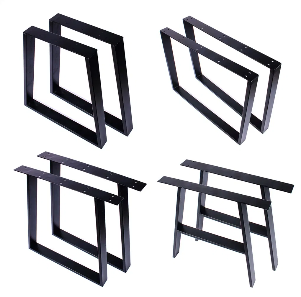 Modern Wrought Detachable Industrial Office Metal Dining Table Legs