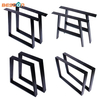 Modern Wrought Detachable Industrial Office Metal Dining Table Legs
