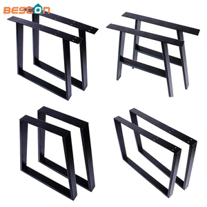 Modern Wrought Detachable Industrial Office Metal Dining Table Legs