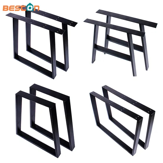 Modern Wrought Detachable Industrial Office Metal Dining Table Legs