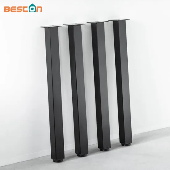 Adjustable Furniture Hardware Fashion Design Round Metal Height Feet Table Legs