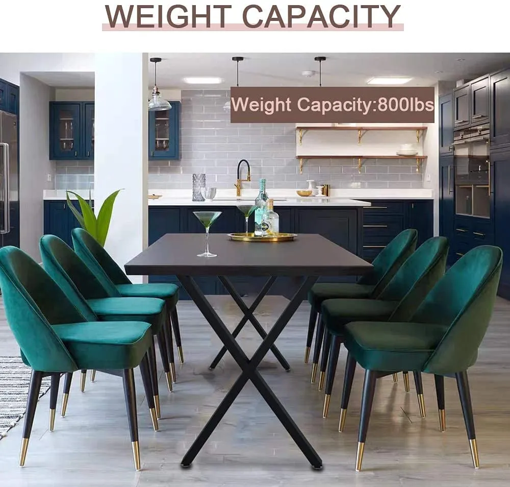 Manufacture Craft Furniture Dinning Computer Desks Square Heavy Duty Metal Table Legs