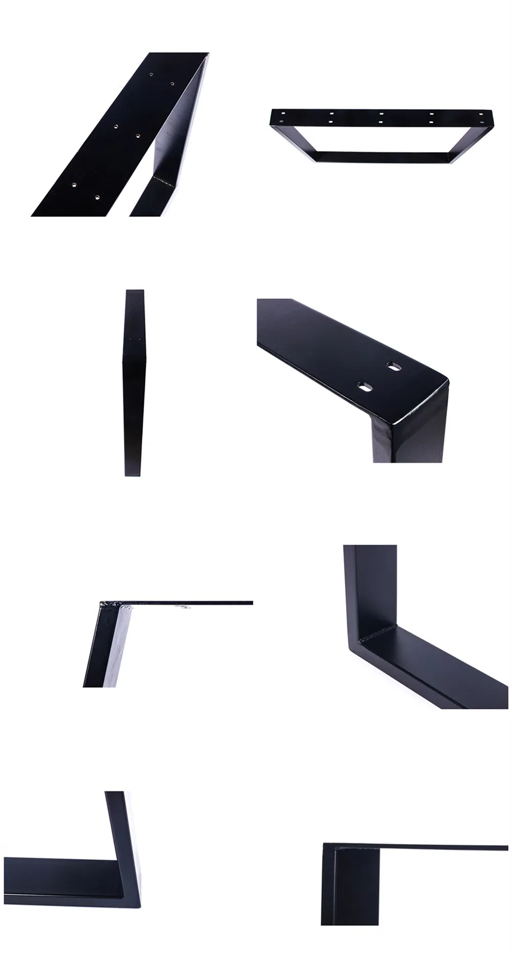 Hot Selling Steel L-Shaped Table Legs Black Coffee Dining Table Legs