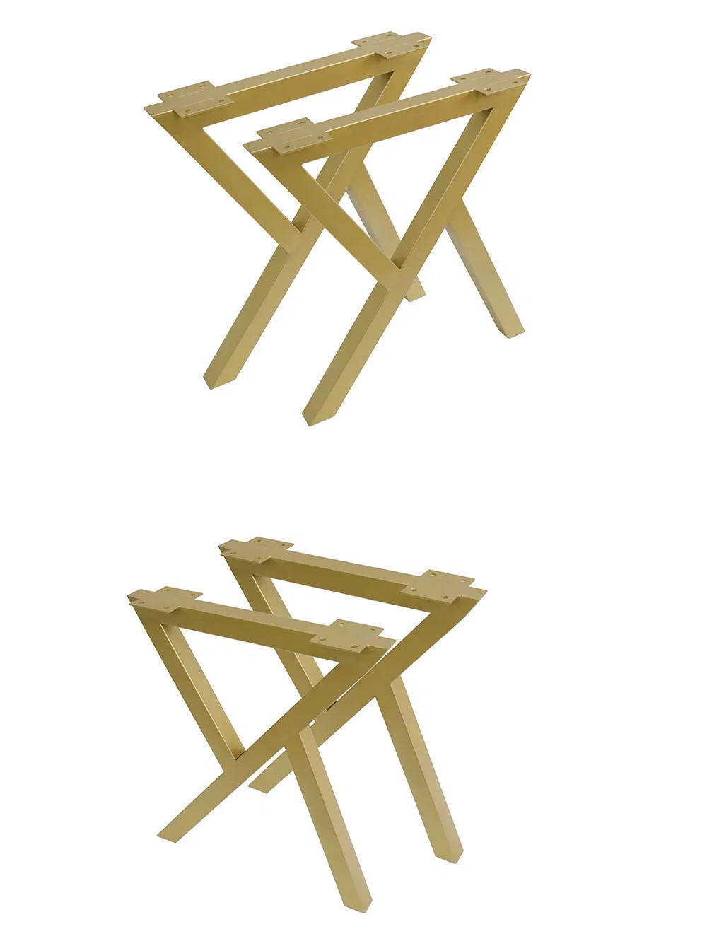 Furniture Office Dining Desk Square Metal Modern Luxury Table Legs