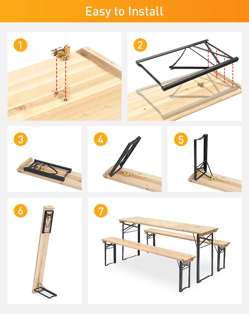 High Quality Outdoor Furniture Wooden Luxury Table Legs