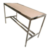 Metal Polish Island Base Stainless Steel Frame Dining Table Base Desk Frame