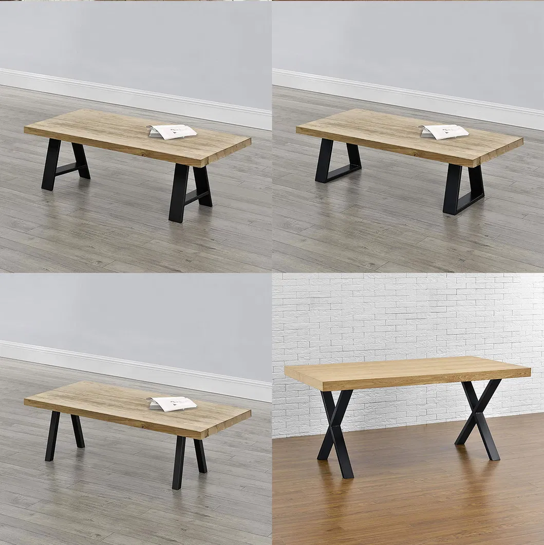 Furniture Office Restaurant Dining Desk Feet Steel Cast Dining Metal Table Legs