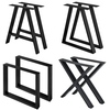 Furniture Office Restaurant Dining Desk Feet Steel Cast Dining Metal Table Legs