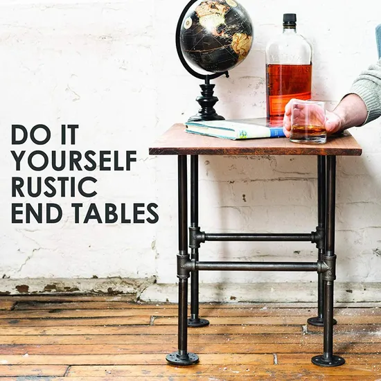 Furniture DIY Industrial Metal Pipes Table Legs