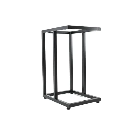 Modern Mobile Snack Nightstand L Sofa Table Frame