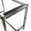 Modern Office Desk Dining Table Stainless Steel Table Frame