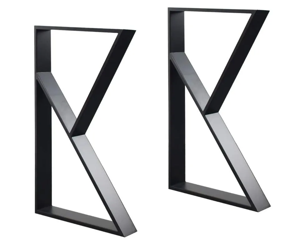 Industrial Table Legs Black Metal Furniture Legs
