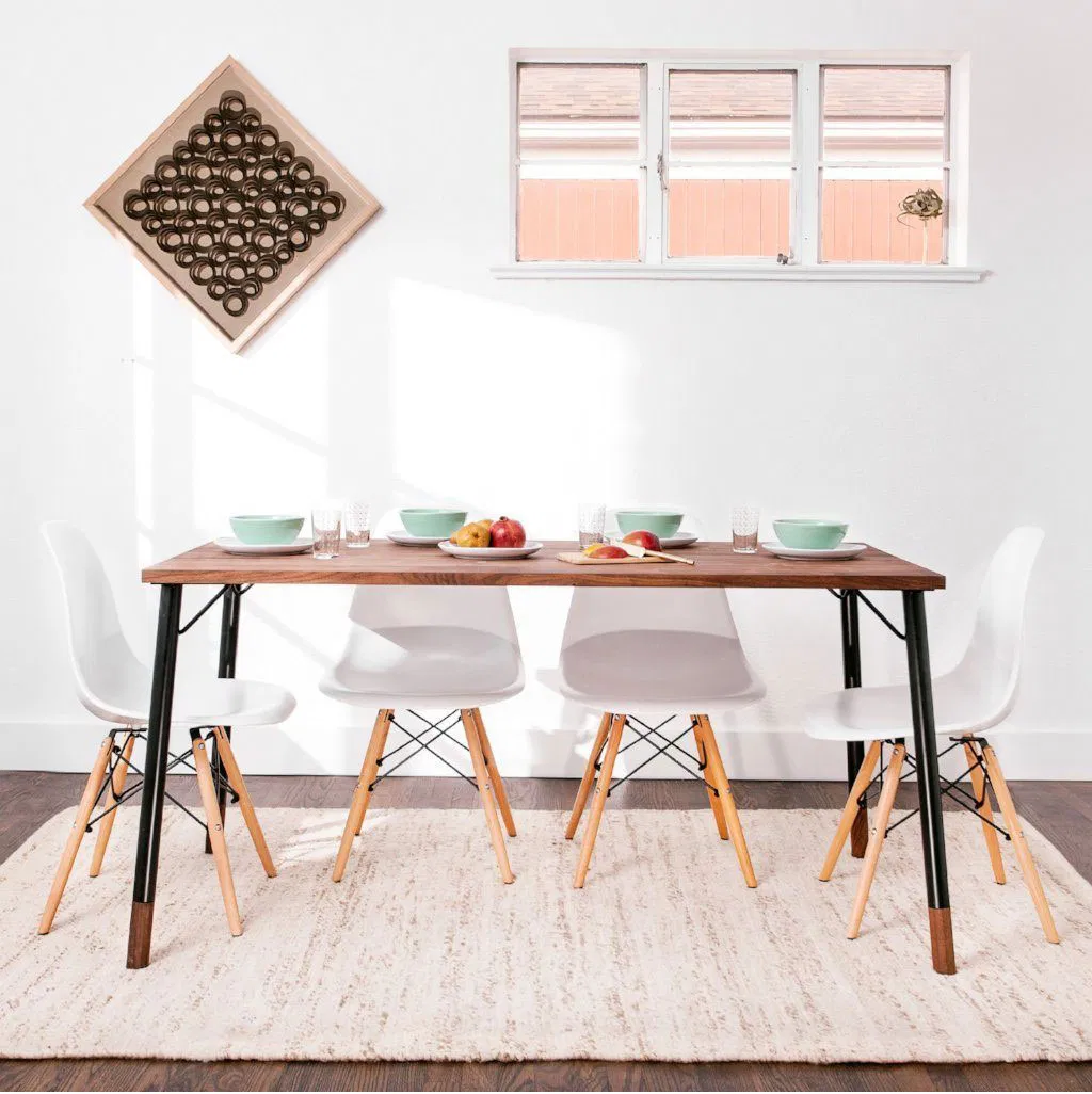 Metal Dining Furniture Desk Feet Office Bench End Side Table Legs