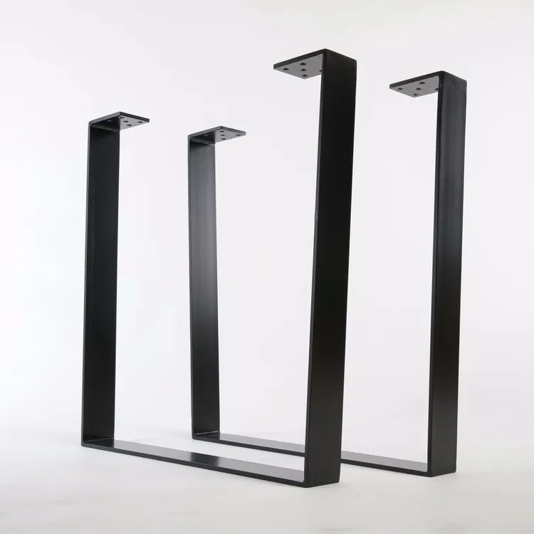 MID-Century Modern Flat Steel Table Legs