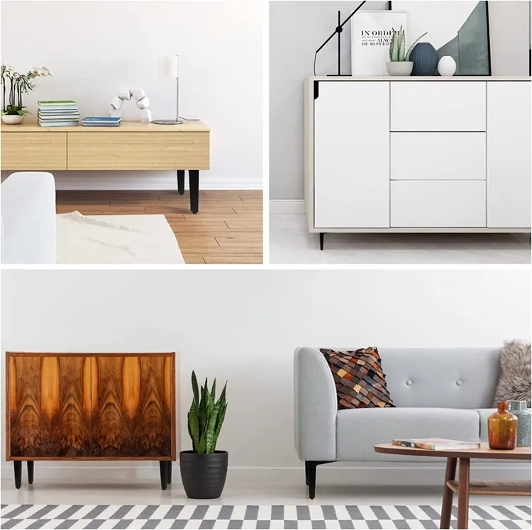 Luxury Replacement Metal Furniture Cabinet Sofa Base Legs
