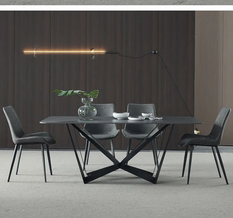 Dining Restaurant Industrial Coffee Metal Steel Dining Black Table Frame