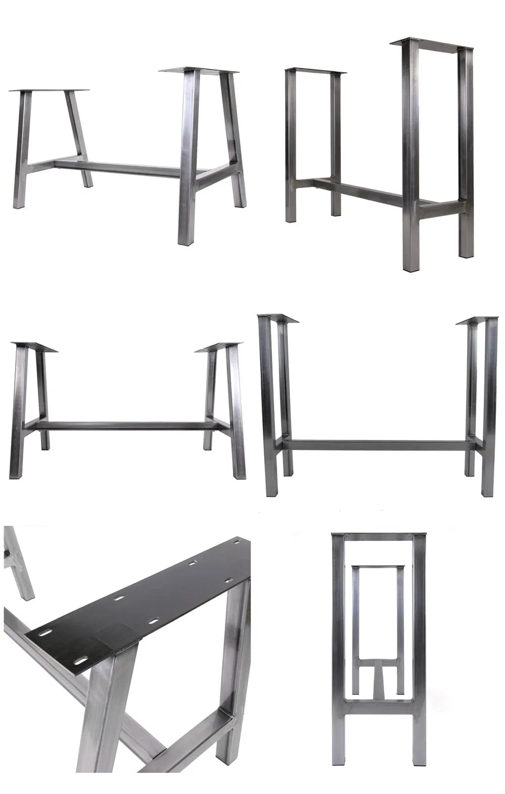 Modern Industrial Dining Restaurant Desk Table Frame