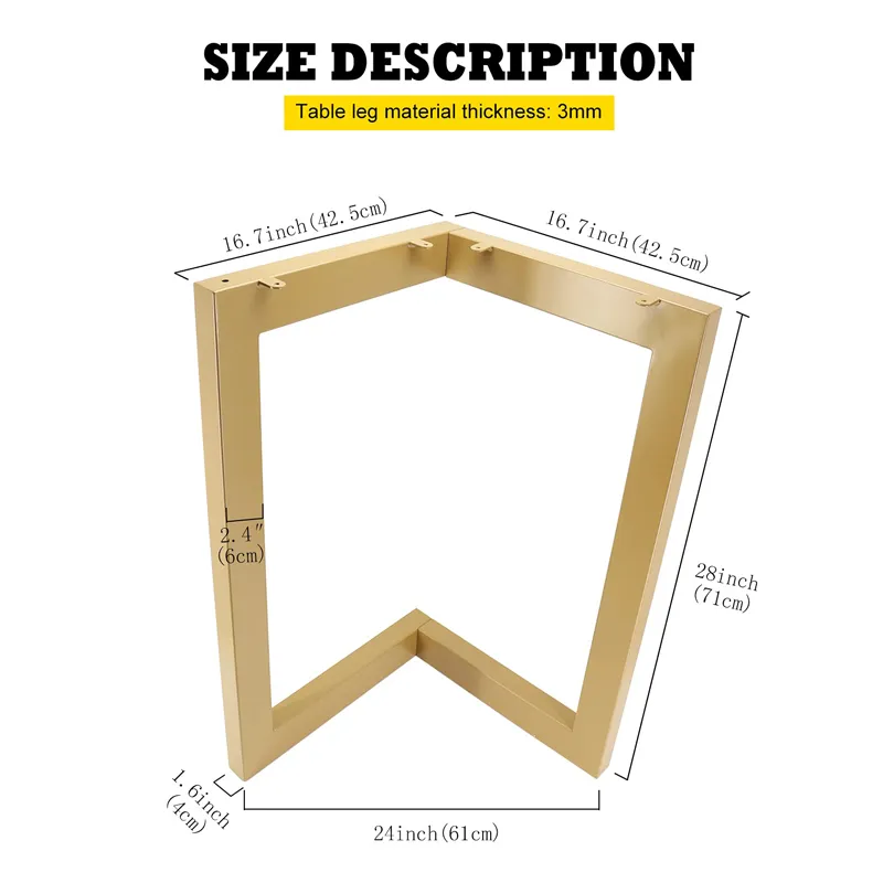 Germany Hot Selling DIY Industrial Design MID Century Modern Coffee Table Legs